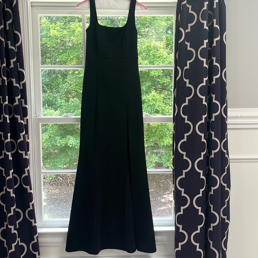 Black showpo gown